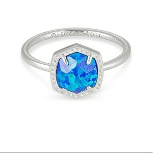 Kendra Scott Davis Ring in Royal Blue Kyocera Opal